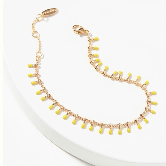 Anthropologie Bracelets Electra Fringe Set-2 By Serafina - Picture 5 of 9